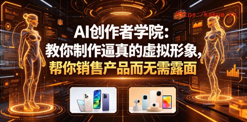 AI创作者学院：教你制作逼真的虚拟形象，帮你销售产品而无需露面【原创双语字幕】-e家网