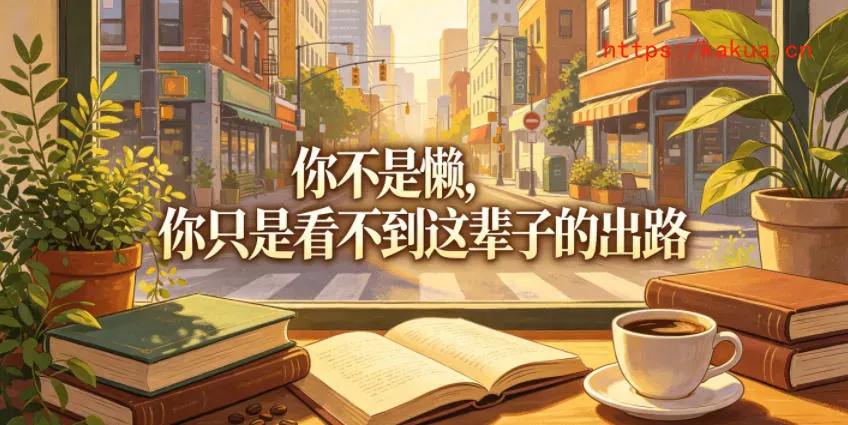 付费文章：你不是懒，你只是看不到这辈子的出路-e家网