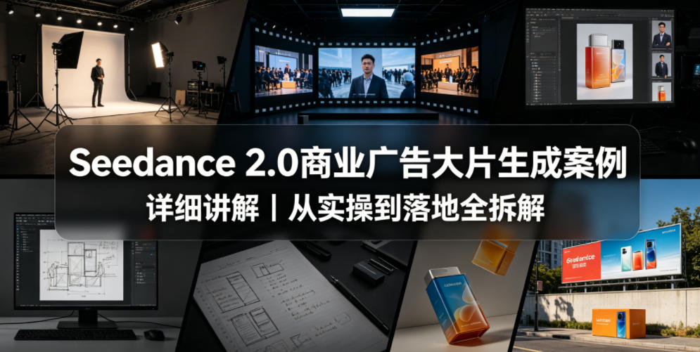 Seedance 2.0商业广告大片生成案例详细讲解｜从实操到落地全拆解-e家网