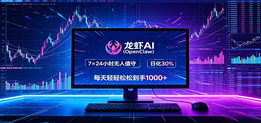 龙虾AI（OpenClaw）全自动挂机，智能操控电脑高效执行任务，每天轻松到手四位数-e家网