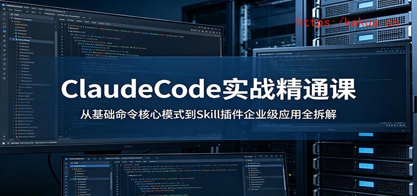 ClaudeCode实战精通课：从基础命令核心模式到Skill插件企业级应用全拆解-e家网