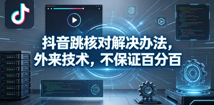 抖音跳核对解决办法，外来技术，不保证百分百-e家网