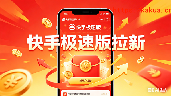 快手极速版拉新【社群免费橡目】-官方陪跑-e家网