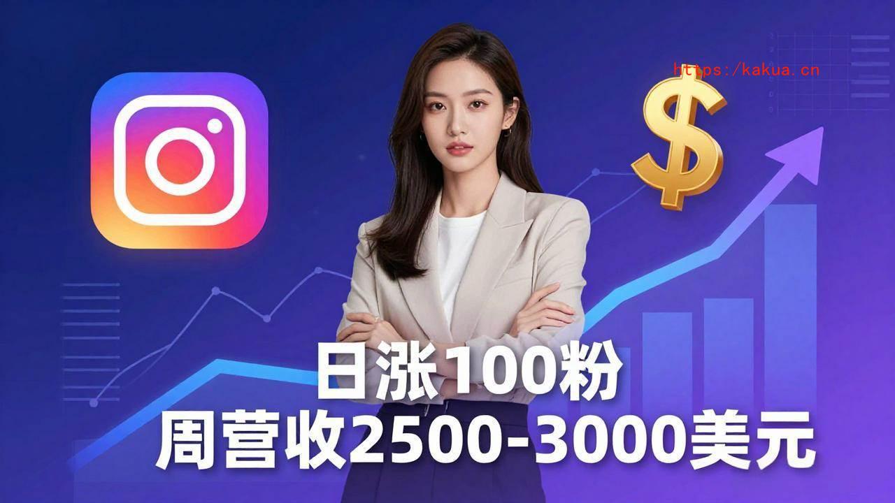（18299期）想做数字产品？Sheri亲授：日涨100粉、每周2500至3000美元的营收，Instagram躺着赚-e家网
